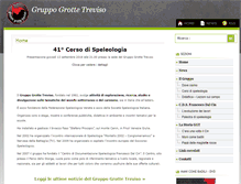 Tablet Screenshot of gruppogrottetreviso.com